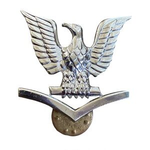 Vintage US Navy Petty Officer 3rd Class Cap Badge